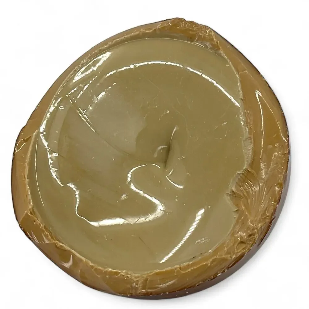 Chocolate Carmel Pontil Art Glass Cullet‎ Opaque Swirl Slag Glass #4XL105